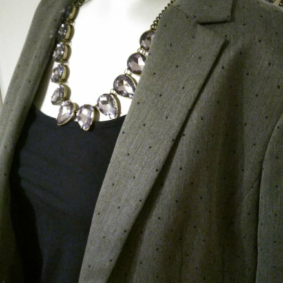 Banana Republic Gray Polka Dot Blazer 4 - Picture 3 of 3